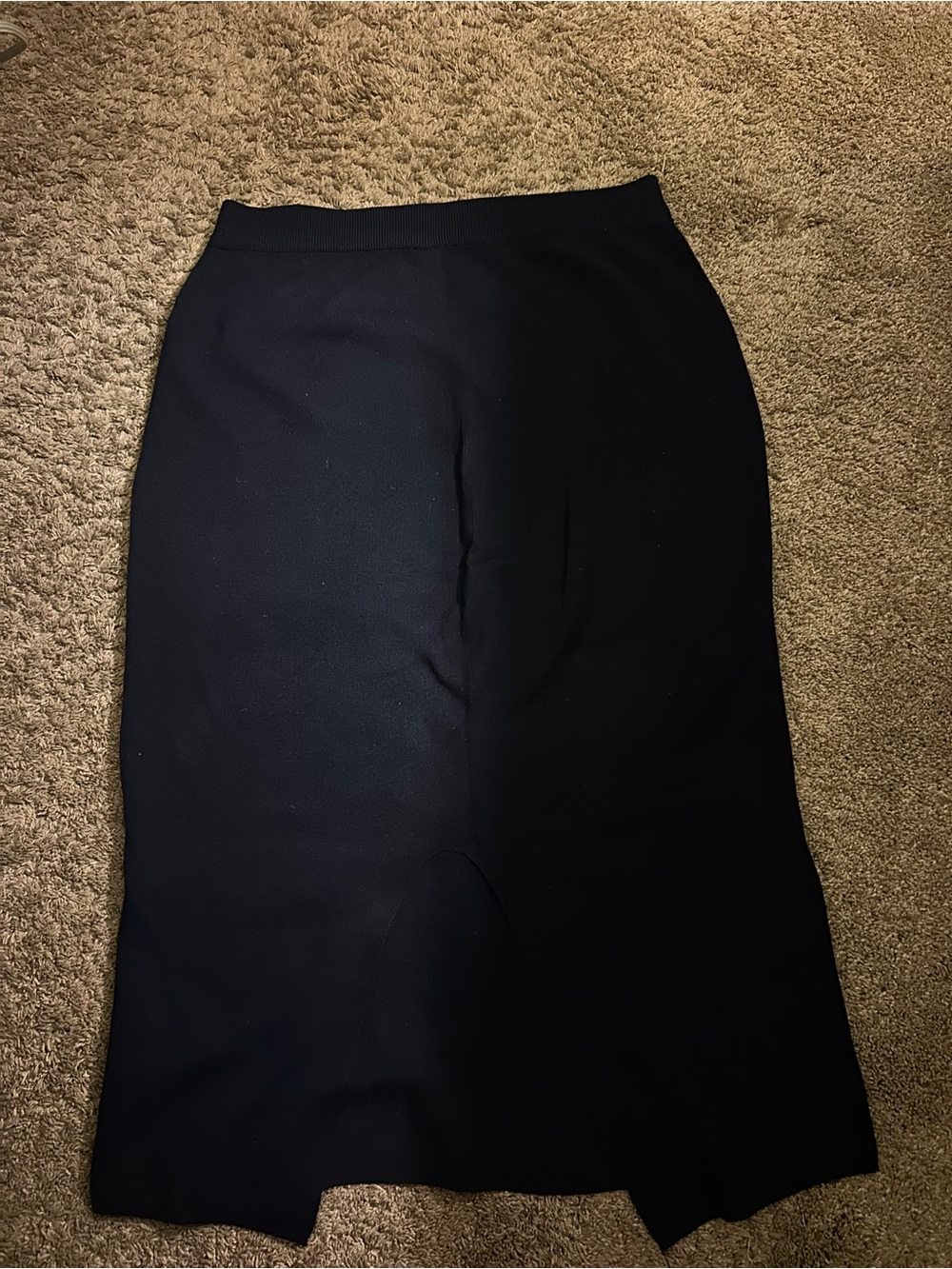a new day Navy Pencil Midi Skirt